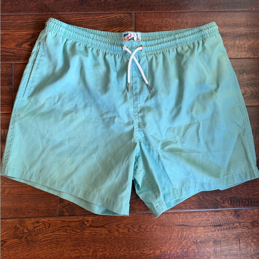 Men's Light Blue Swim Trunks